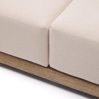 Ambra 2-Sitzer-Sofa aus massivem Akazienholz mit hellem Finish, 174 cm, FSC 100%