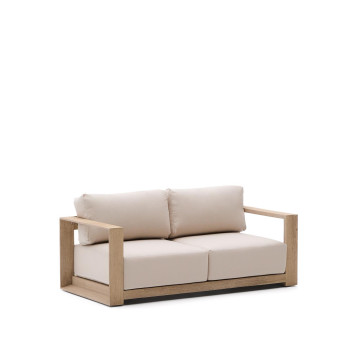 Ambra 2-Sitzer-Sofa aus massivem Akazienholz mit hellem Finish, 174 cm FSC 100%