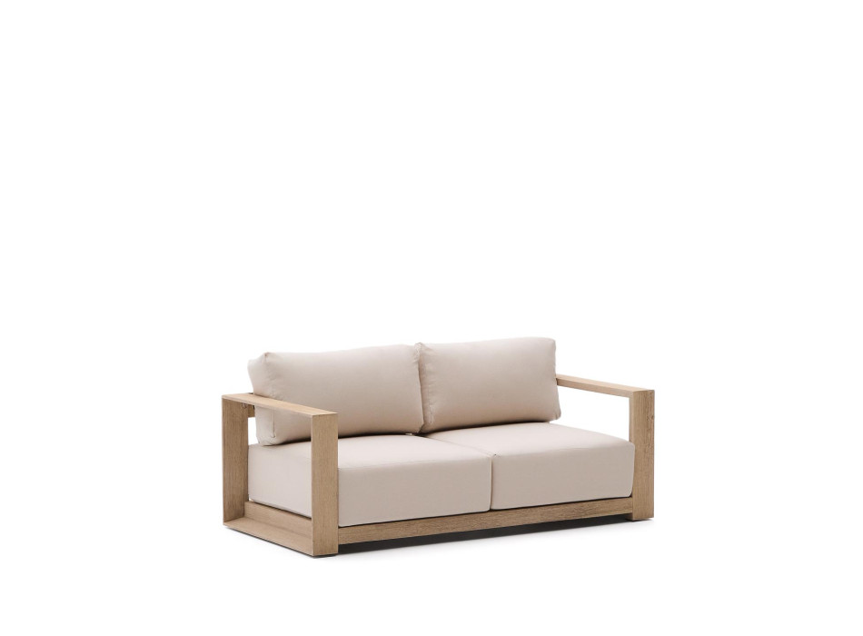 Ambra 2-Sitzer-Sofa aus massivem Akazienholz mit hellem Finish, 174 cm FSC 100%
