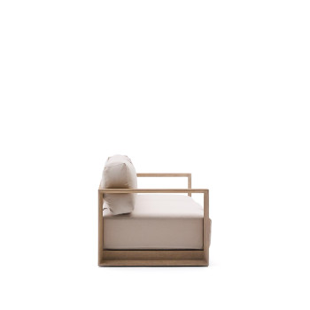 Ambra 3-Sitzer-Sofa aus massivem Akazienholz mit hellem Finish, 249 cm, FSC 100%