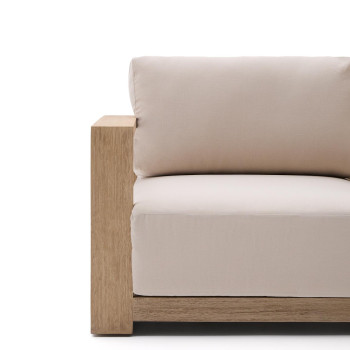 Ambra 3-Sitzer-Sofa aus massivem Akazienholz mit hellem Finish, 249 cm, FSC 100%
