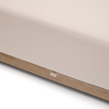 Ambra 3-Sitzer-Sofa aus massivem Akazienholz mit hellem Finish, 249 cm, FSC 100%