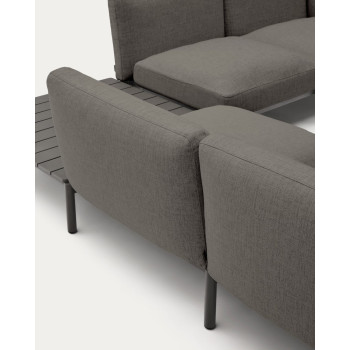Sorells 4-Sitzer modulares Outdoor-Ecksofa mit Polsterung