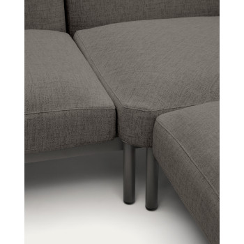 Sorells 5-Sitzer modulares Outdoor-Ecksofa mit Polsterung