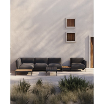 Sorells 5-Sitzer modulares Outdoor-Ecksofa mit Polsterung