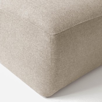 Blok 2-Sitzer Sofa Chaiselongue rechts beige 240 cm
