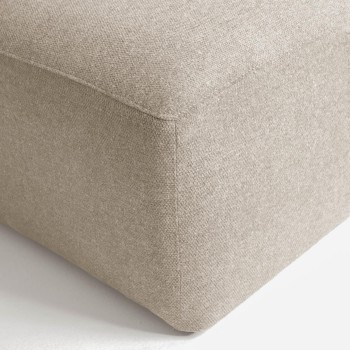 Blok 2-Sitzer Sofa Chaiselongue links beige 240 cm