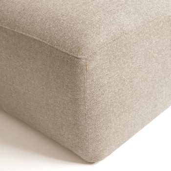 Blok 2-Sitzer Sofa Chaiselongue links beige 240 cm