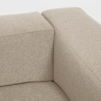 Blok 3-Sitzer-Sofa in Beige, 240 cm