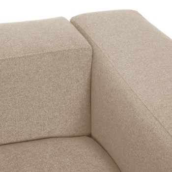Blok 3-Sitzer-Sofa in Beige, 240 cm