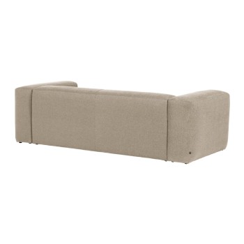 Blok 3-Sitzer-Sofa in Beige, 240 cm
