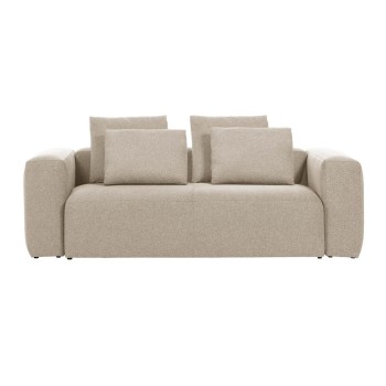 Blok 3-Sitzer-Sofa in Beige, 240 cm