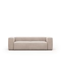 Blok 3-Sitzer-Sofa in Beige, 240 cm
