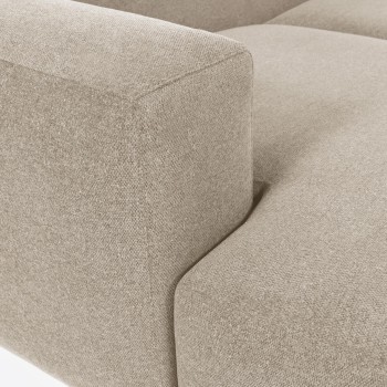 Blok 3-Sitzer-Sofa mit Chaiselongue links, beige, 300 cm