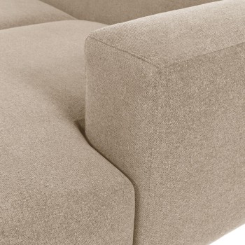 Blok 4-Sitzer Sofa Chaiselongue rechts beige 330 cm