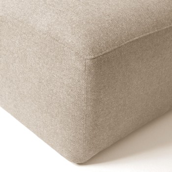 Blok 4-Sitzer Sofa Chaiselongue rechts beige 330 cm