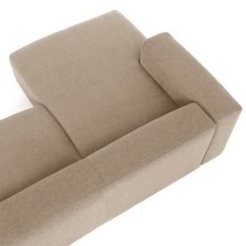 Blok 4-Sitzer Sofa Chaiselongue links beige 330 cm