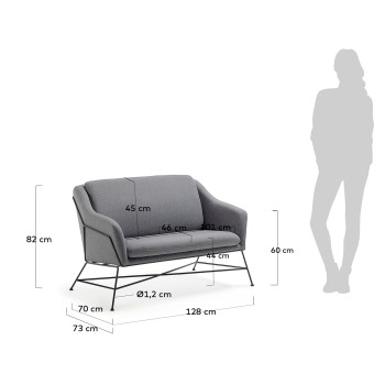 Brida 2-Sitzer-Sofa