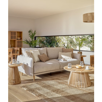 Carlota 3-Sitzer Sofa beige 213 cm