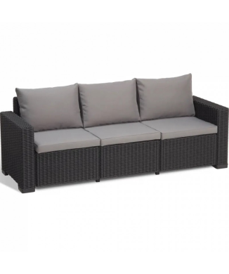 KETER CALIFORNIA 3-Sitzer-Outdoor-Sofa