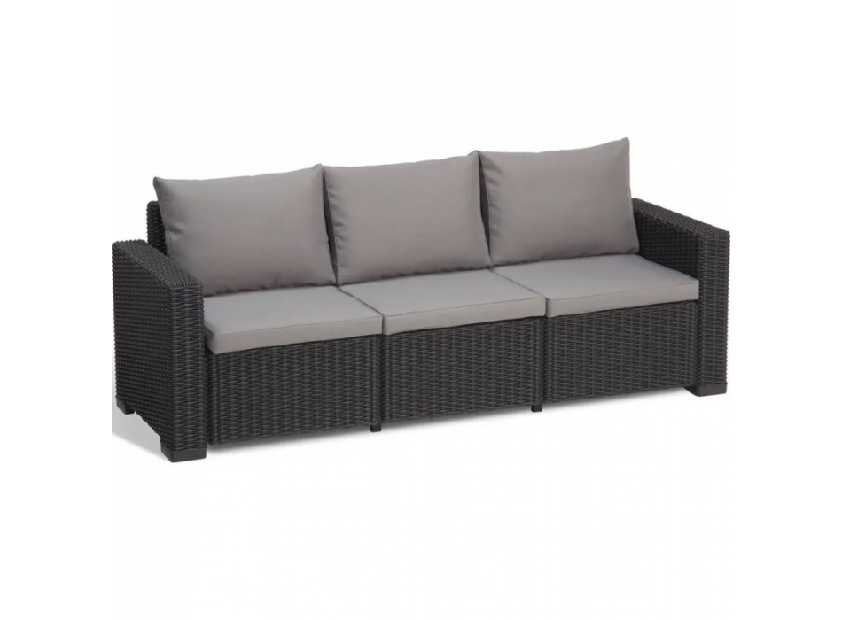 KETER CALIFORNIA 3-Sitzer-Outdoor-Sofa