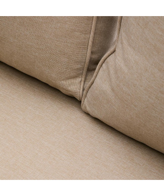 Zivia 2-Sitzer-Gartensofa aus rohem Seil und grün verzinktem Stahl, 178 cm