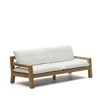 Forcanera 3-Sitzer-Sofa aus massivem Teakholz 211 cm