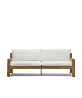 Forcanera 3-Sitzer-Sofa aus massivem Teakholz 211 cm