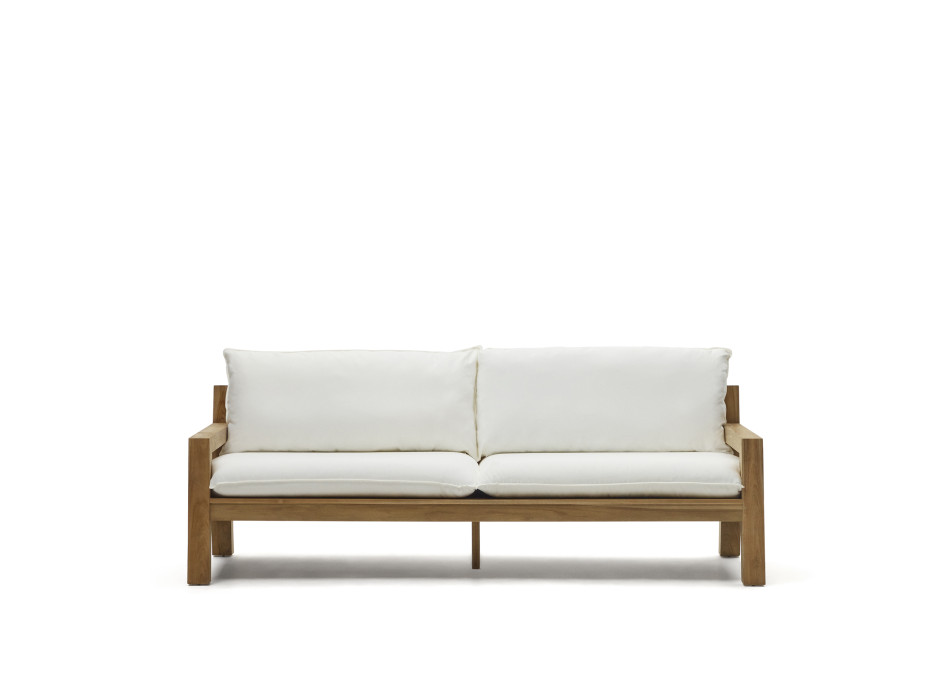 Forcanera 3-Sitzer-Sofa aus massivem Teakholz 211 cm