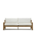 Forcanera 3-Sitzer-Sofa aus massivem Teakholz 211 cm