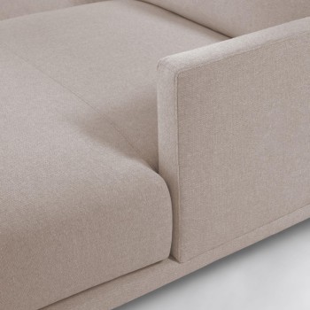 Galene 3-Sitzer-Sofa mit Chaiselongue rechts, beige, 254 cm