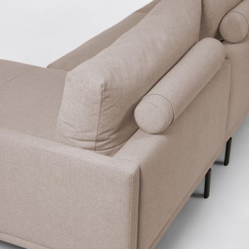 Galene 3-Sitzer-Sofa mit Chaiselongue rechts, beige, 254 cm