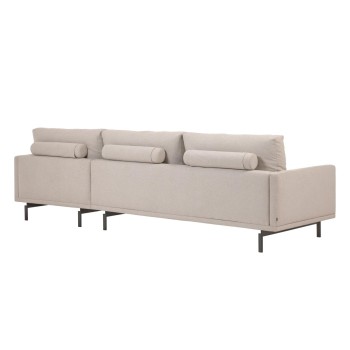 Galene 3-Sitzer-Sofa mit Chaiselongue rechts, beige, 254 cm