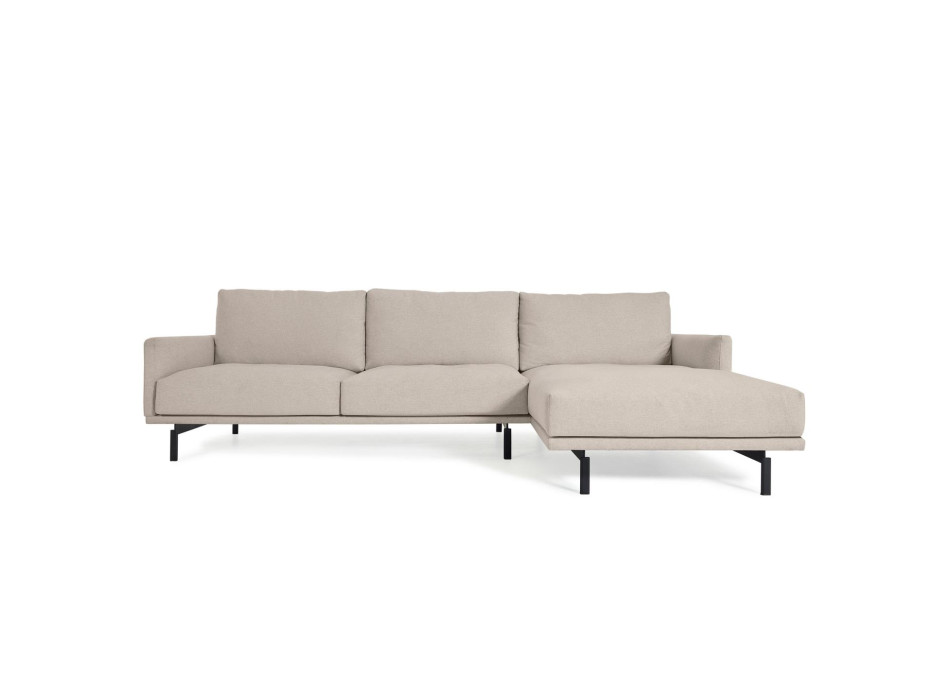 Galene 3-Sitzer-Sofa mit Chaiselongue rechts, beige, 254 cm FSC Mix Credit