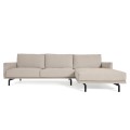 Galene 3-Sitzer-Sofa mit Chaiselongue rechts, beige, 254 cm