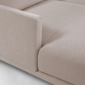 Galene 3-Sitzer-Sofa mit Chaiselongue links, beige, 254 cm
