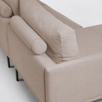 Galene 3-Sitzer-Sofa mit Chaiselongue links, beige, 254 cm