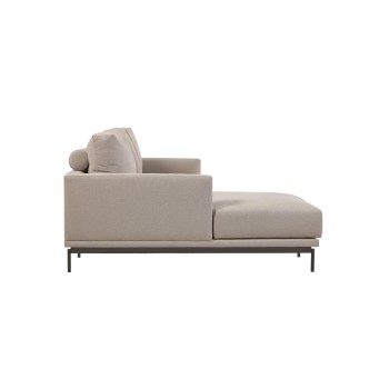 Galene 3-Sitzer-Sofa mit Chaiselongue links, beige, 254 cm