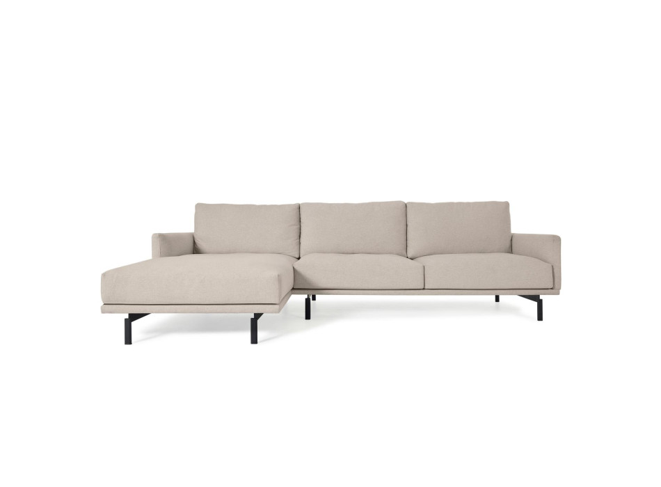 Galene 3-Sitzer-Sofa mit Chaiselongue links, beige, 254 cm FSC Mix Credit
