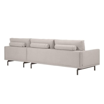 Galene 4-Sitzer-Sofa mit Chaiselongue rechts, beige, 314 cm