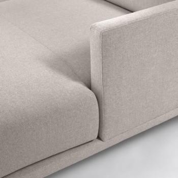 Galene 4-Sitzer-Sofa mit Chaiselongue rechts, beige, 314 cm