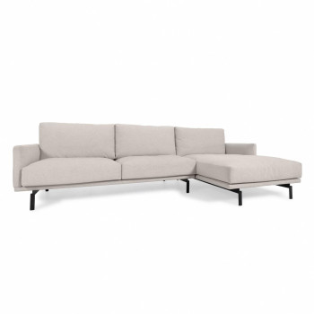 Galene 4-Sitzer-Sofa mit Chaiselongue rechts, beige, 314 cm FSC Mix Credit