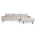 Galene 4-Sitzer-Sofa mit Chaiselongue rechts, beige, 314 cm