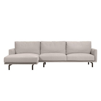 Galene 4-Sitzer-Sofa mit Chaiselongue links, beige, 314 cm