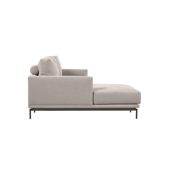 Galene 4-Sitzer-Sofa mit Chaiselongue links, beige, 314 cm