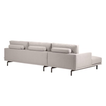 Galene 4-Sitzer-Sofa mit Chaiselongue links, beige, 314 cm