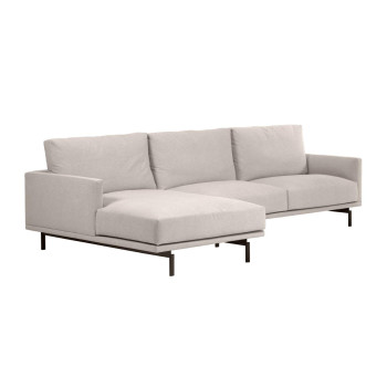 Galene 4-Sitzer-Sofa mit Chaiselongue links, beige, 314 cm FSC Mix Credit