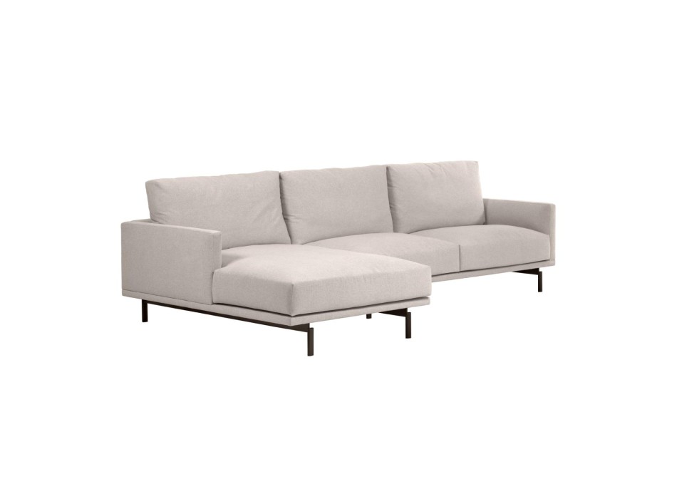 Galene 4-Sitzer-Sofa mit Chaiselongue links, beige, 314 cm