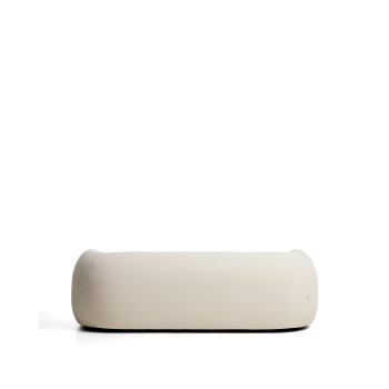 Martina 3-Sitzer-Sofa aus ecrufarbenem Chenille, 246 cm, FSC Mix-zertifiziert