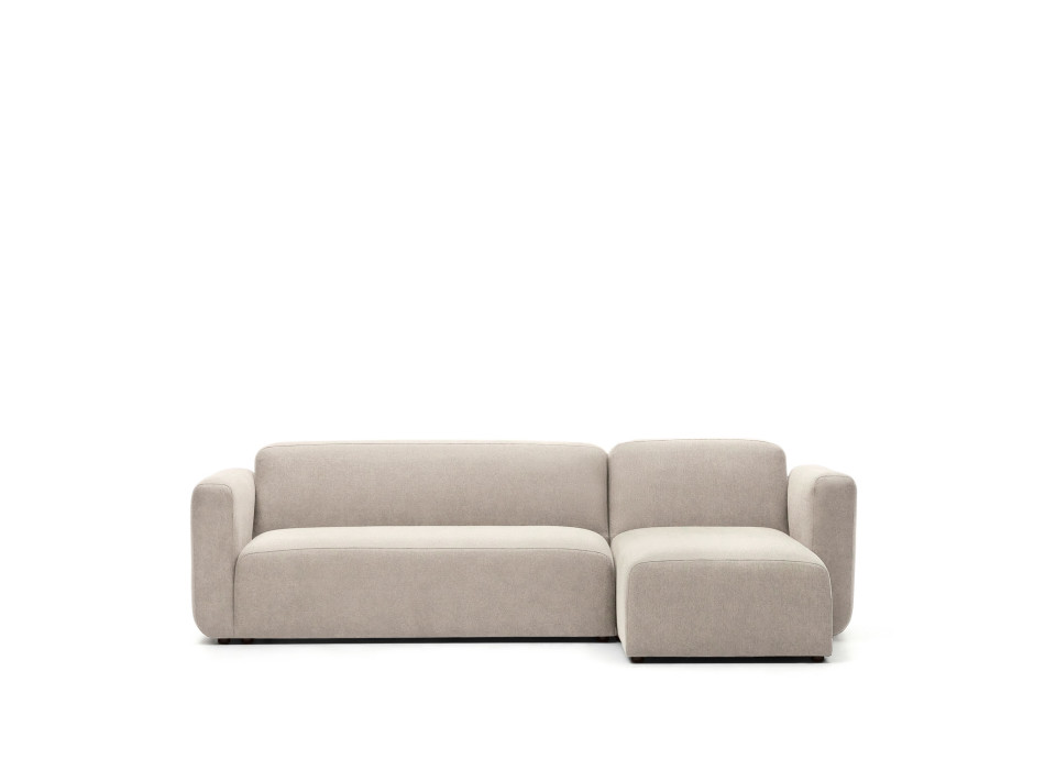 Neom Modulsofa 3-Sitzer Chaiselongue rechts/links beige 263 cm FSC Mix Credit